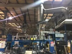 LEV cleaning at KAB Seating